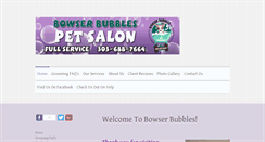 Desktop Screenshot of bowserbubbles.com